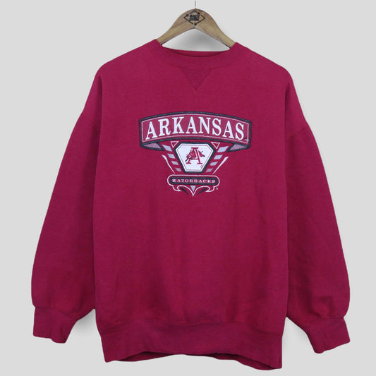 90s Arkansas Razorbacks Sweatshirt - backtovida