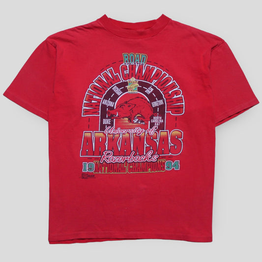 1994 Razorbacks Road To National Championship T-Shirt - backtovida