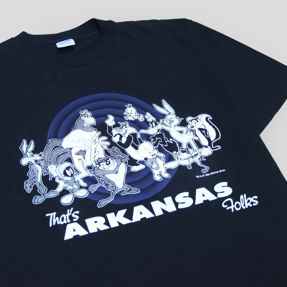 1994 Arkansas X looney Tunes T Shirt - backtovida