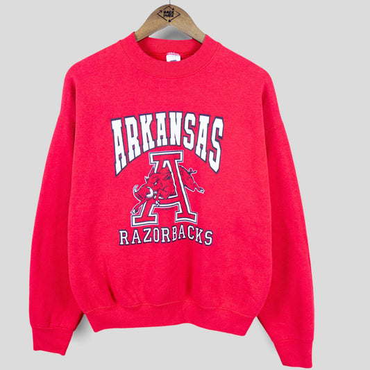 1990's Arkansas Razorbacks Sweatshirt - backtovida