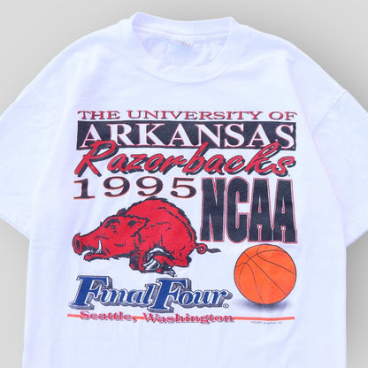 1995 NCAA Final Four Arkansas Razorbacks Official T-Shirt - backtovida