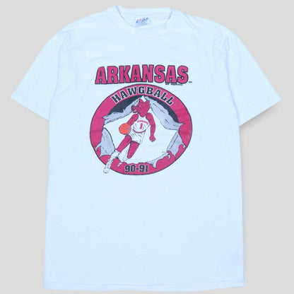 90-91 Arkansas Hawg Ball T Shirt - backtovida