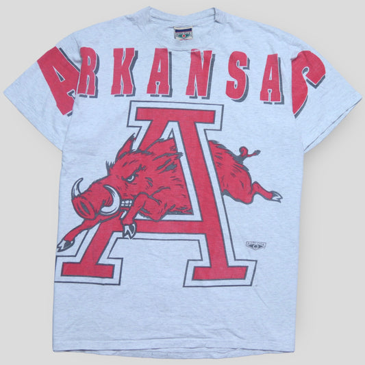 90s University of Arkansas’s AOP T-Shirt - backtovida