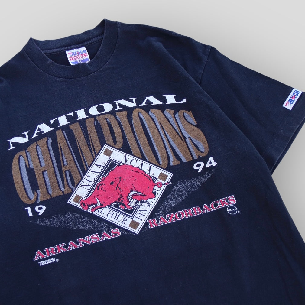 1994 National Champions Arkansas Razorbacks T-Shirt - backtovida