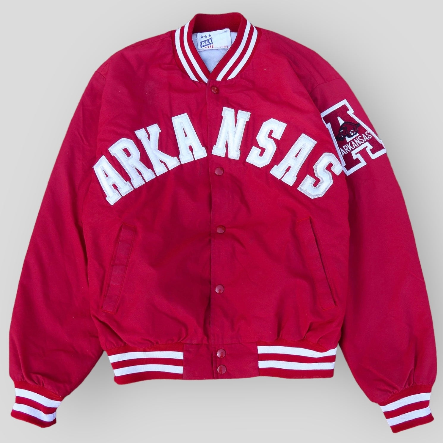 1980s Arkansas Razorbacks Varsity Jacket – backtovida