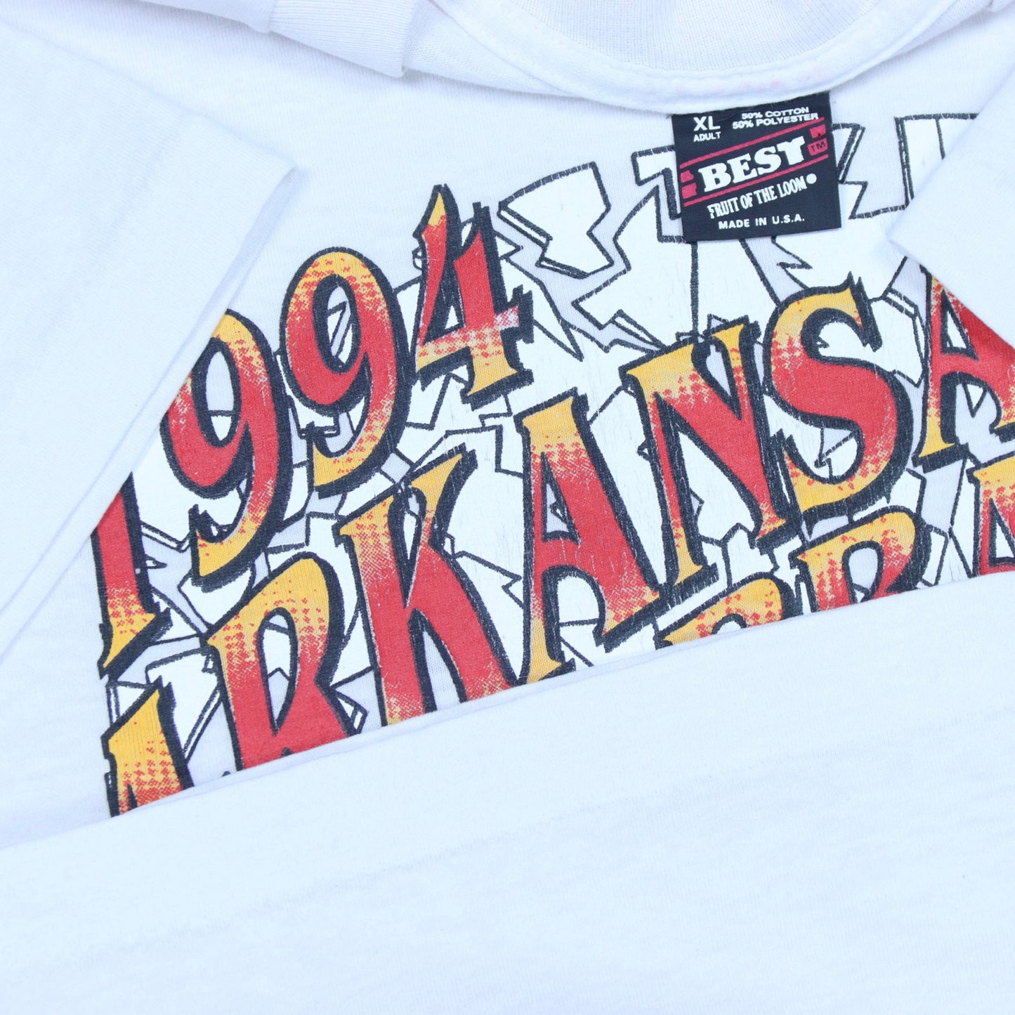 1994 Arkansas Razorbacks NCAA Champions T Shirt - backtovida