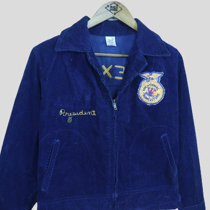 90s Texas FFA Corduroy jacket - backtovida