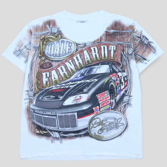 Dale Earnhardt Intimidator AOP Vintage T Shirt - backtovida