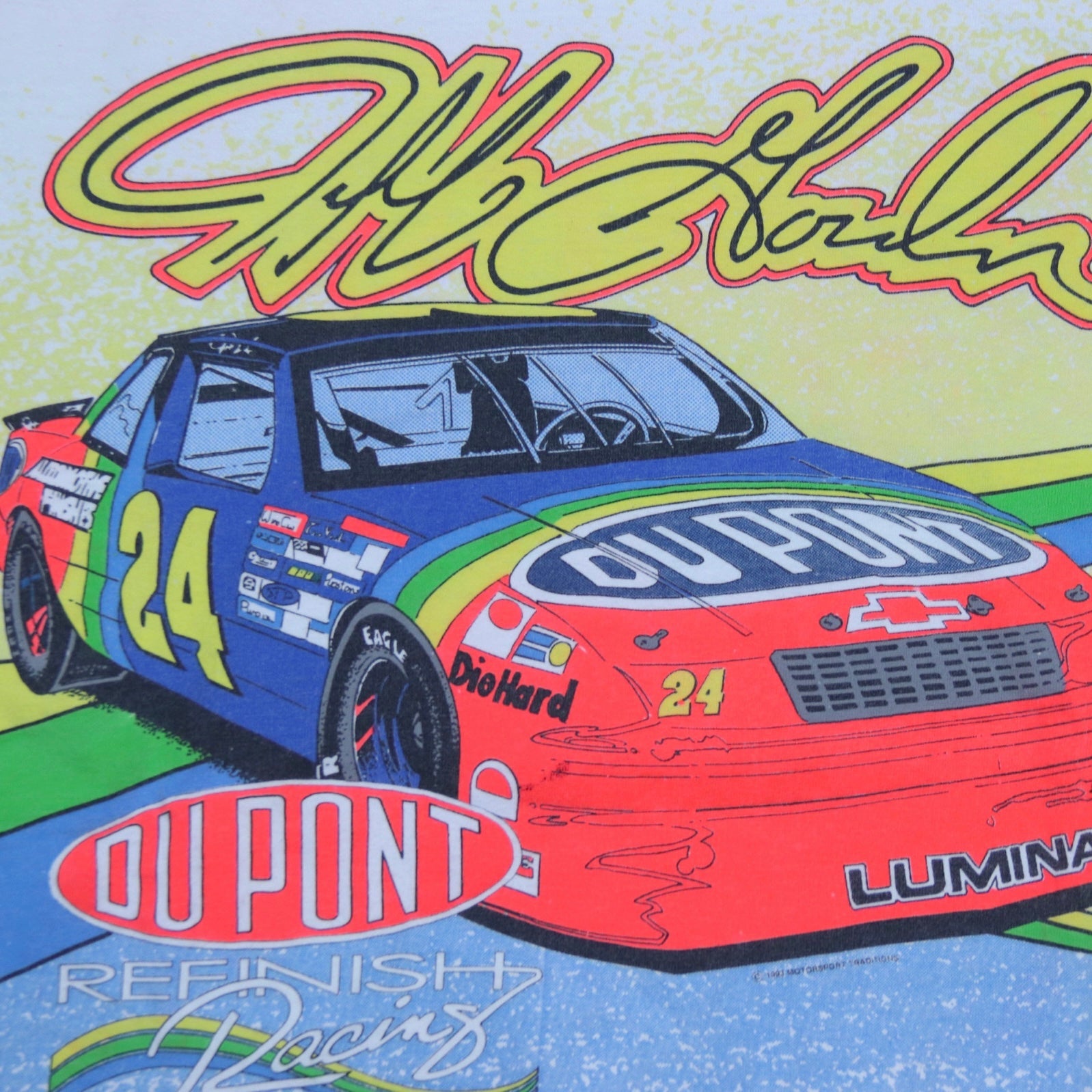 1993 Jeff Gordon AOP Vintage T-Shirt - backtovida