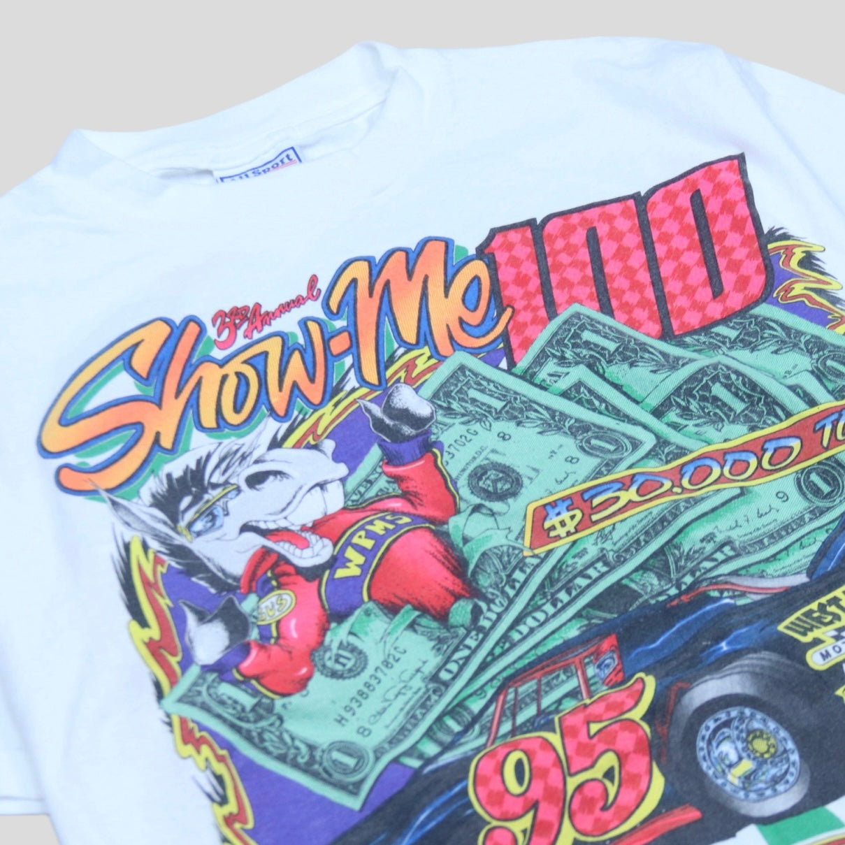 1993 Motor Speedway Racing T-Shirt - backtovida