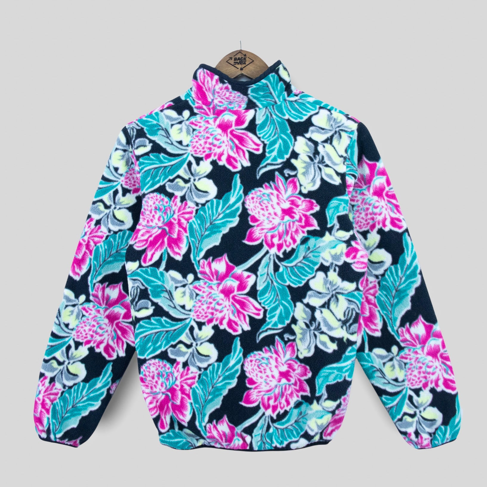 Patagonia Synchilla Floral Fleece Women’s Pull Over - backtovida