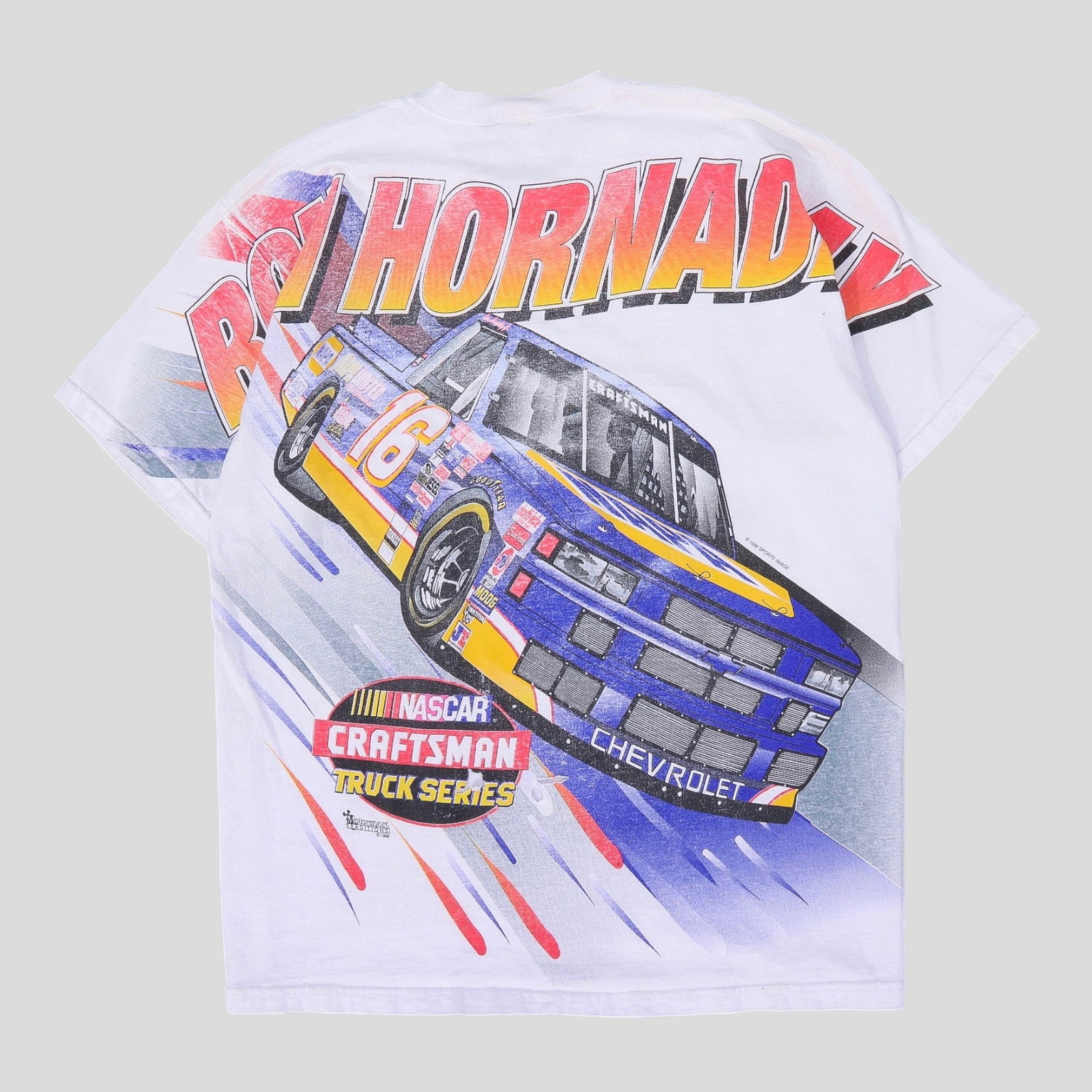 1996 Ron Hornaday NAPA Chevy Vintage AOP T-Shirt - backtovida