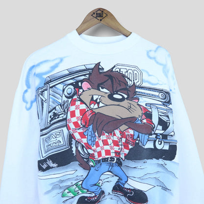 1995 Taz Looney Tunes Sweatshirt - backtovida