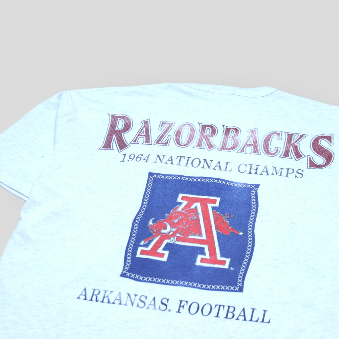 90s Razorbacks 1964 Football Champs T-Shirt - backtovida